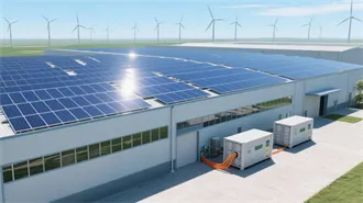 Wind and solar complementary technology for solar container