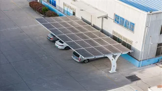 Photovoltaic panel operation and maintenance channel