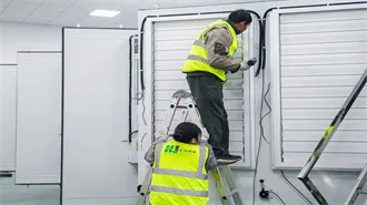 WIND POWER CONSTRUCTION OF COMMUNICATION BASE